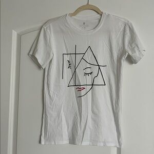 Cotton On White Graphic Tee - Short Sleeve
